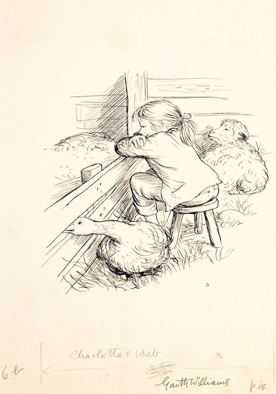 《夏洛特的网》插画