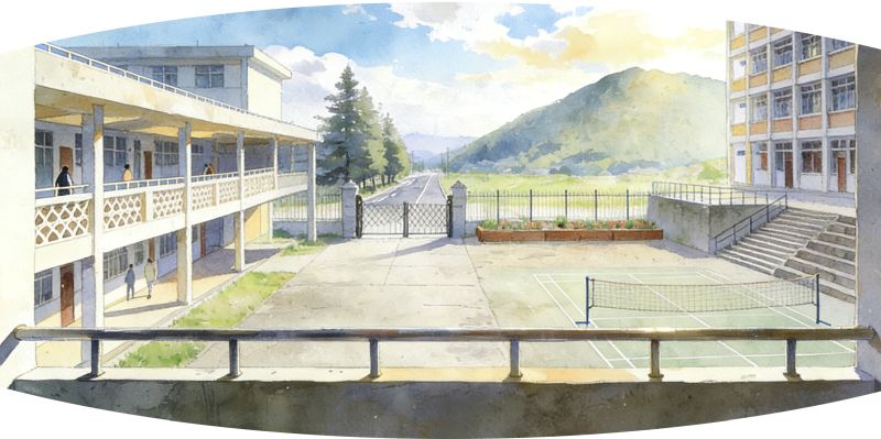 三十年前午后的校园 三十年前午后的校园